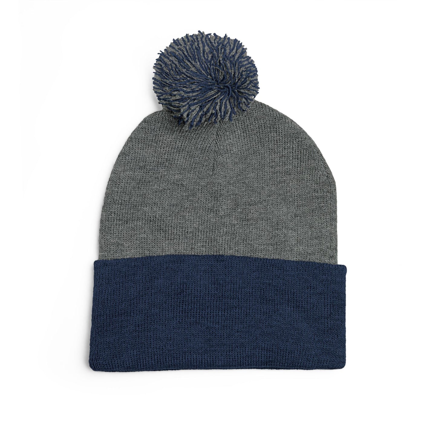 Pom-Pom Knit Cap - "Say You Can and You Will"