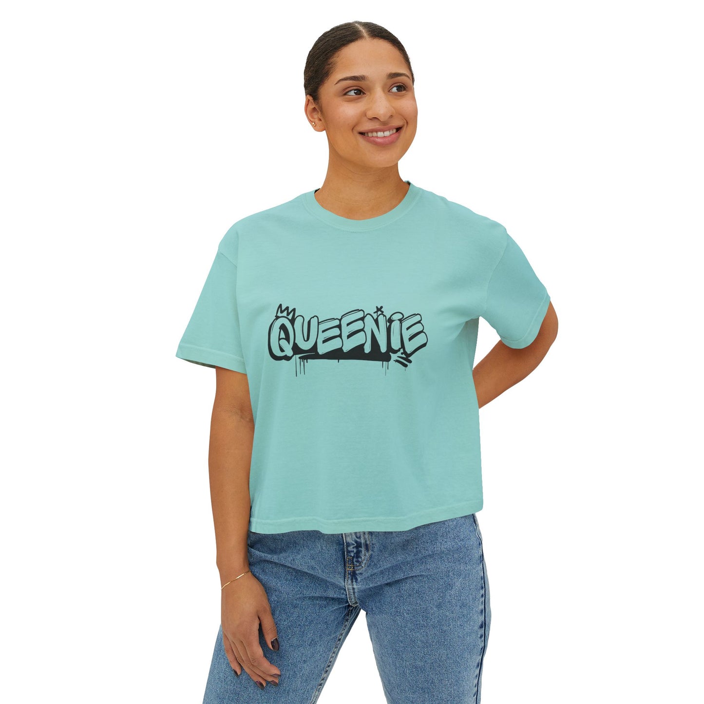 Women's Boxy Tee - "Queenie"