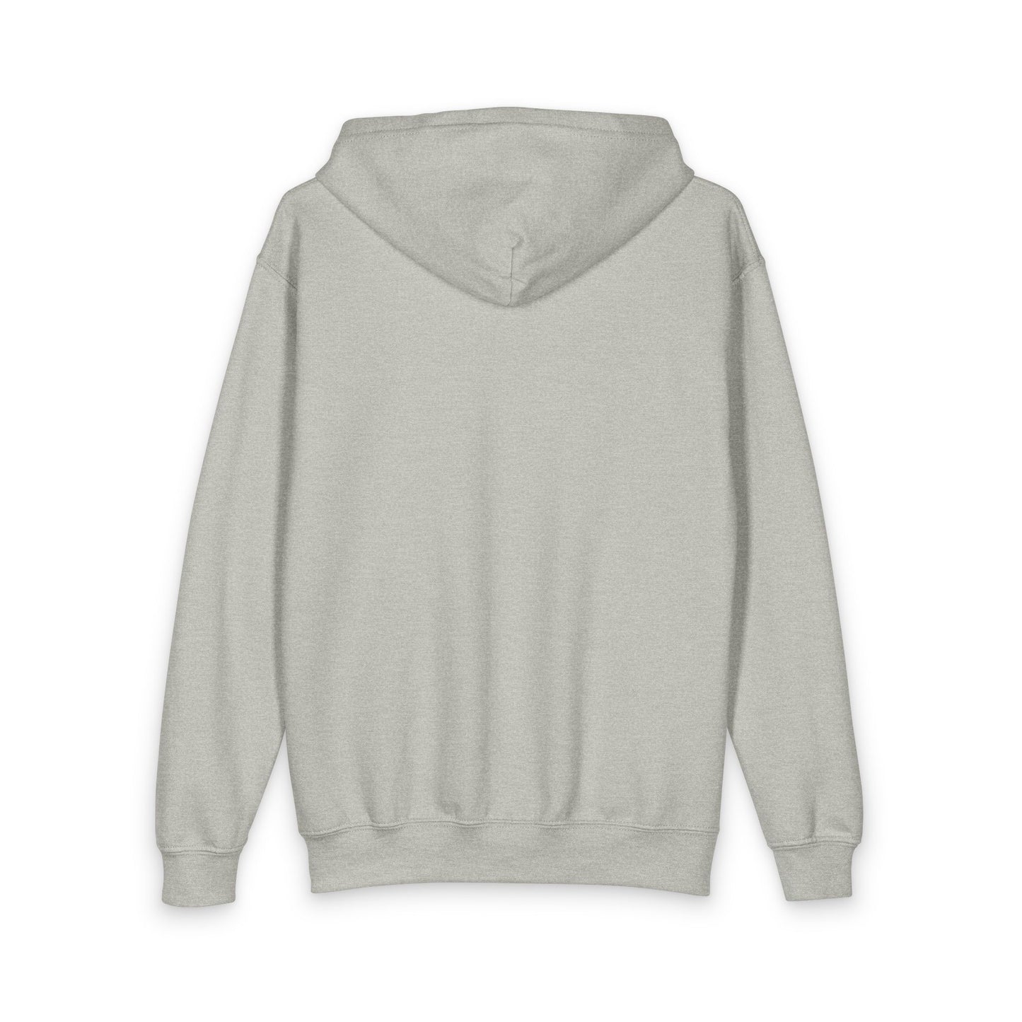 Youth Zipped Hoodie — Small Circle Logo "S" Chest Design