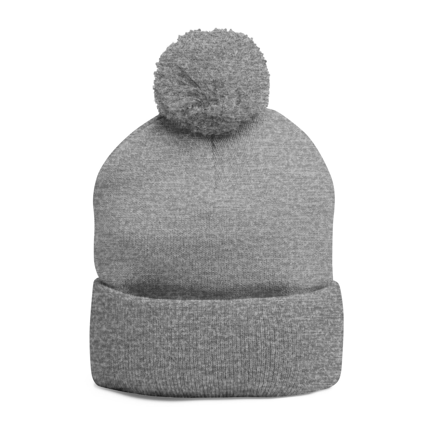 Pom-Pom Knit Cap - "Say You Can and You Will"
