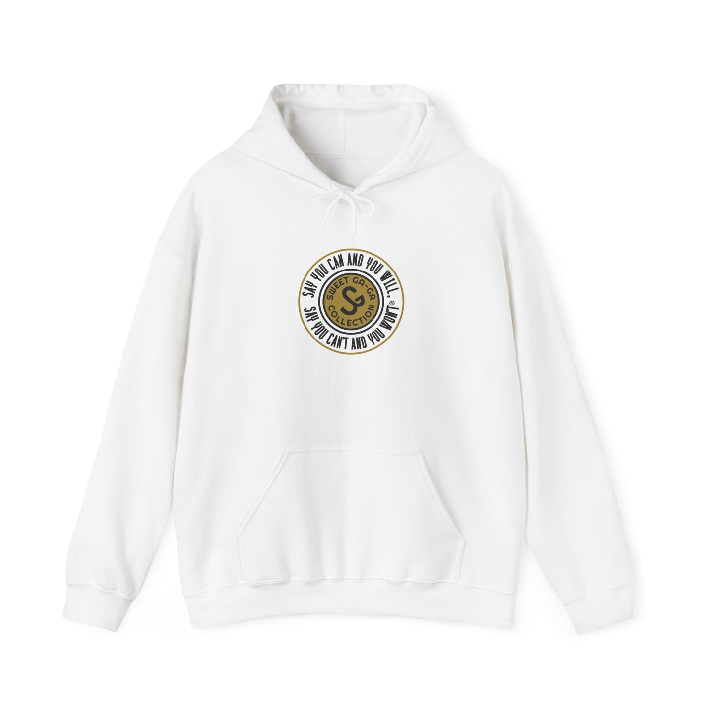 Stylish Unisex Hooded Sweatshirt with Motivational Quote
