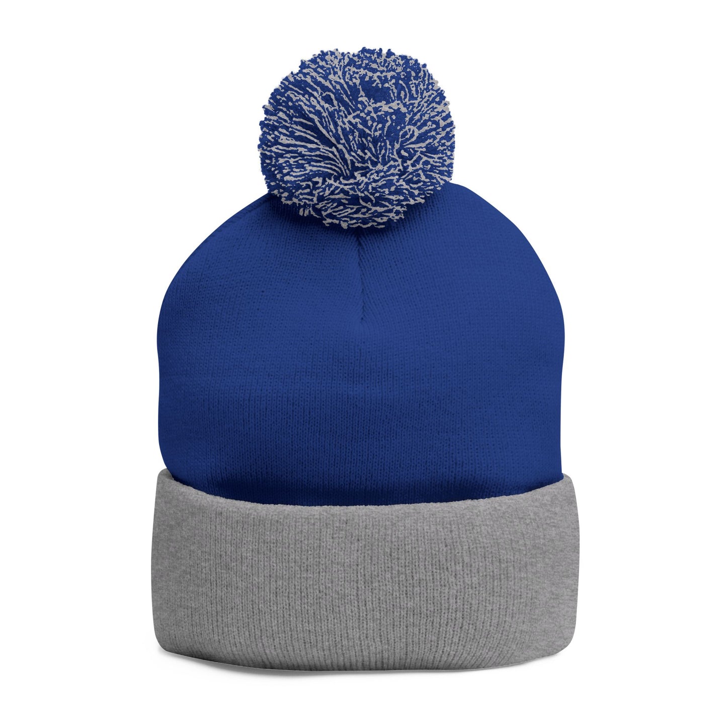 Pom-Pom Knit Cap - "Say You Can and You Will"