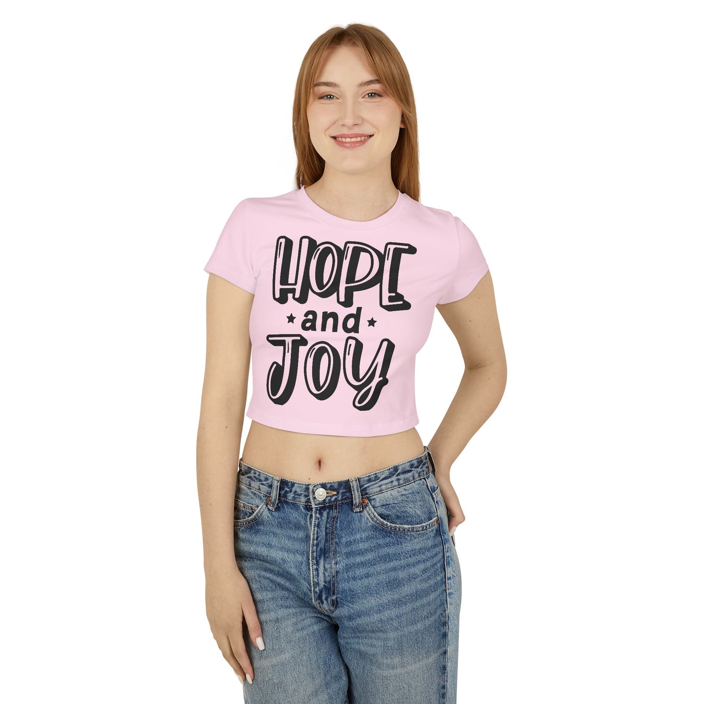 Women's Baby Tee - "Hope and Joy"