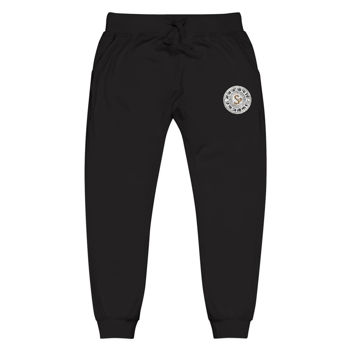 Embroidered Unisex Fleece Sweatpants - Say You Can and You Will