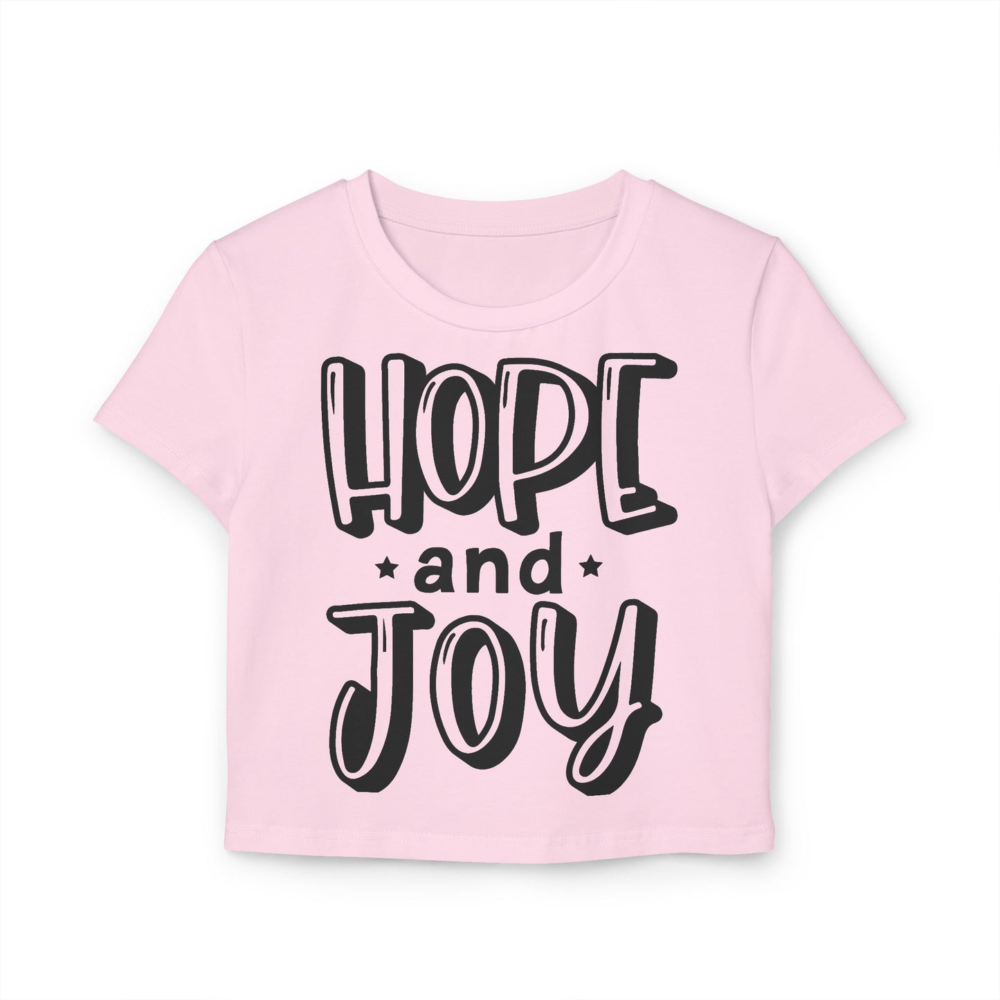 Women's Baby Tee - "Hope and Joy"