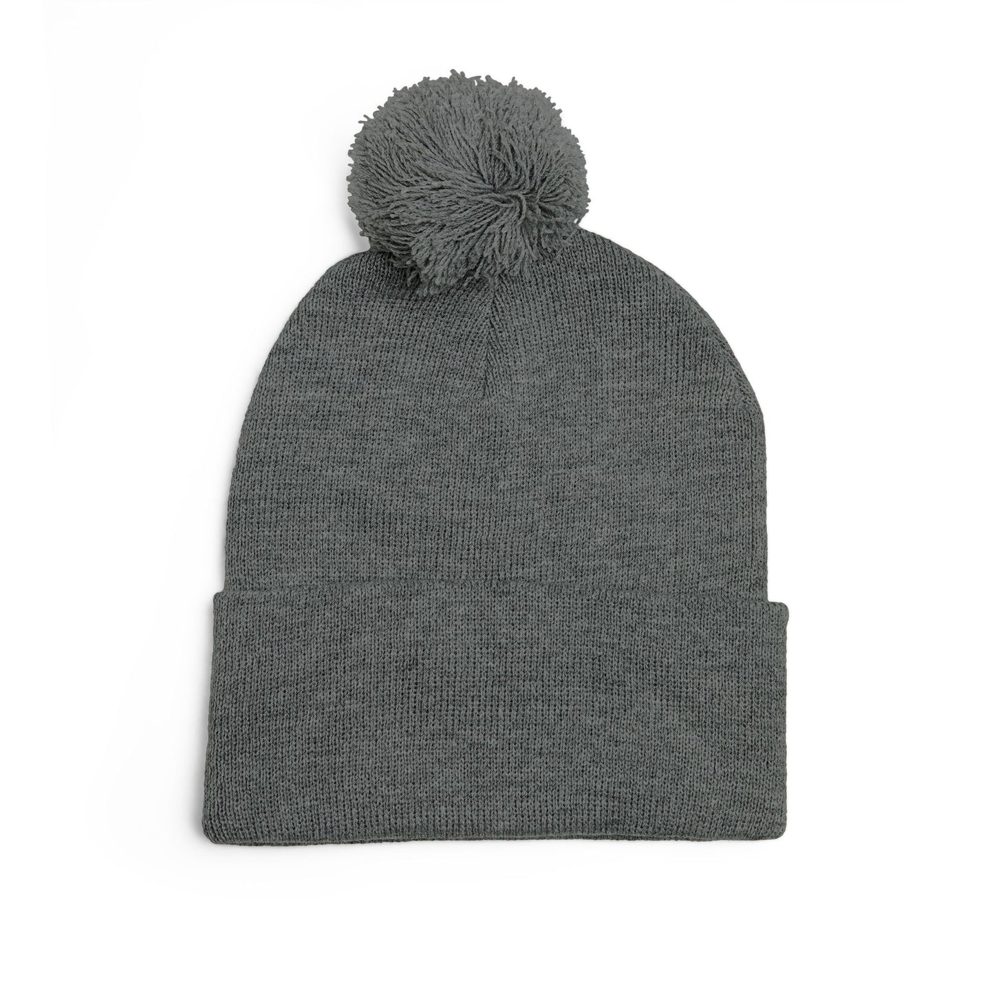 Pom-Pom Knit Cap - "Say You Can and You Will"