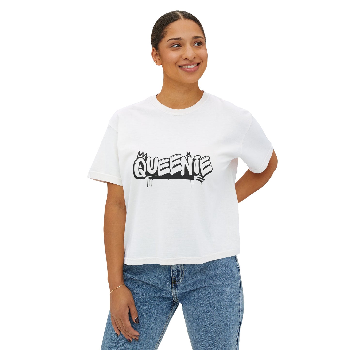 Women's Boxy Tee - "Queenie"