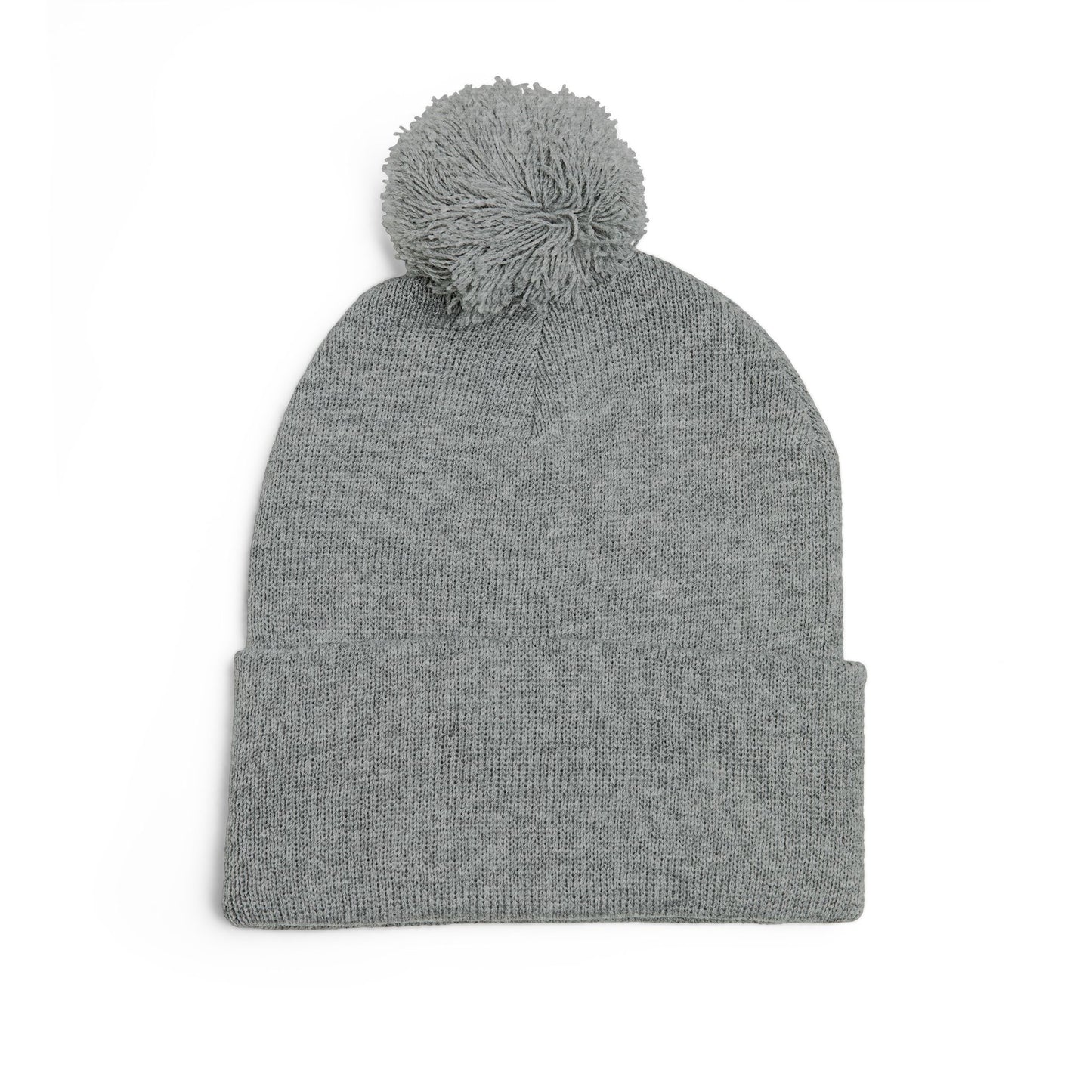 Pom-Pom Knit Cap - "Say You Can and You Will"