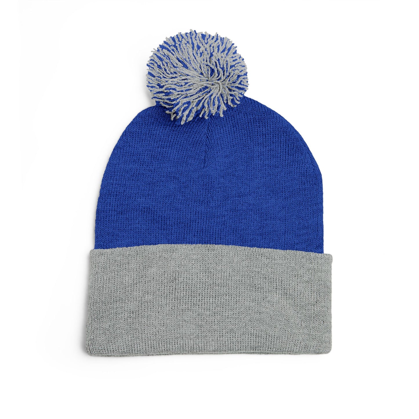 Pom-Pom Knit Cap - "Say You Can and You Will"