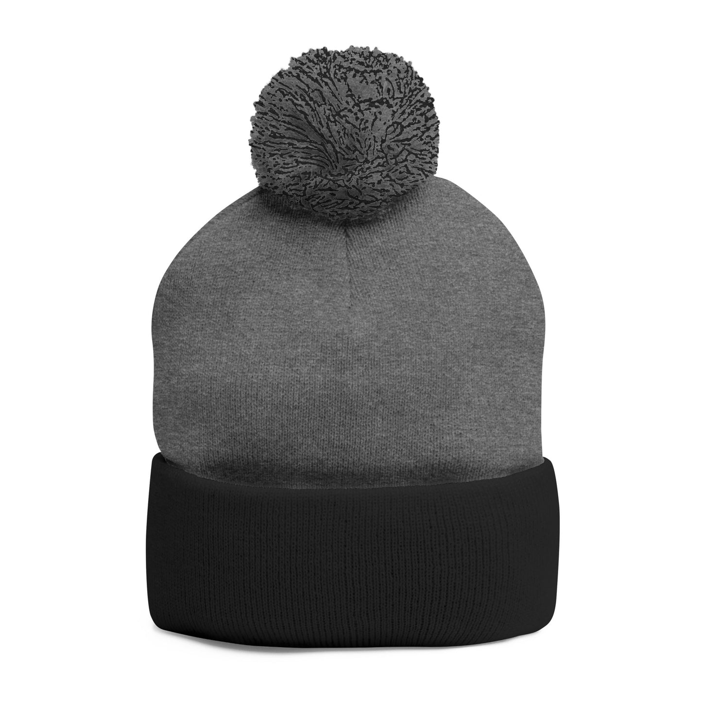 Pom-Pom Knit Cap - "Say You Can and You Will"