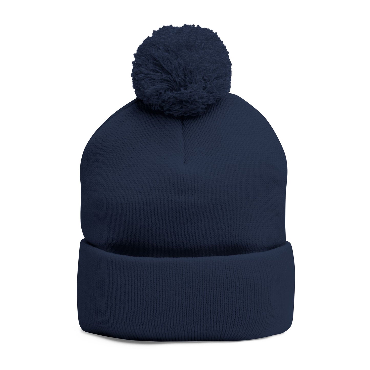 Pom-Pom Knit Cap - "Say You Can and You Will"