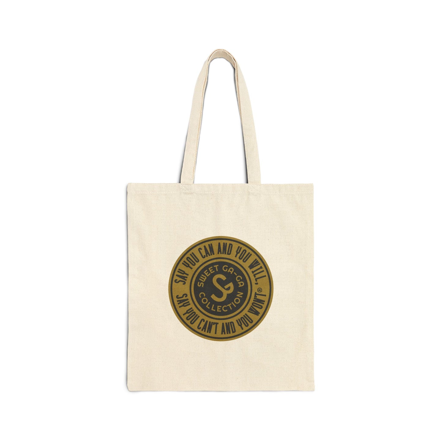 Vintage Logo Cotton Canvas Tote Bag