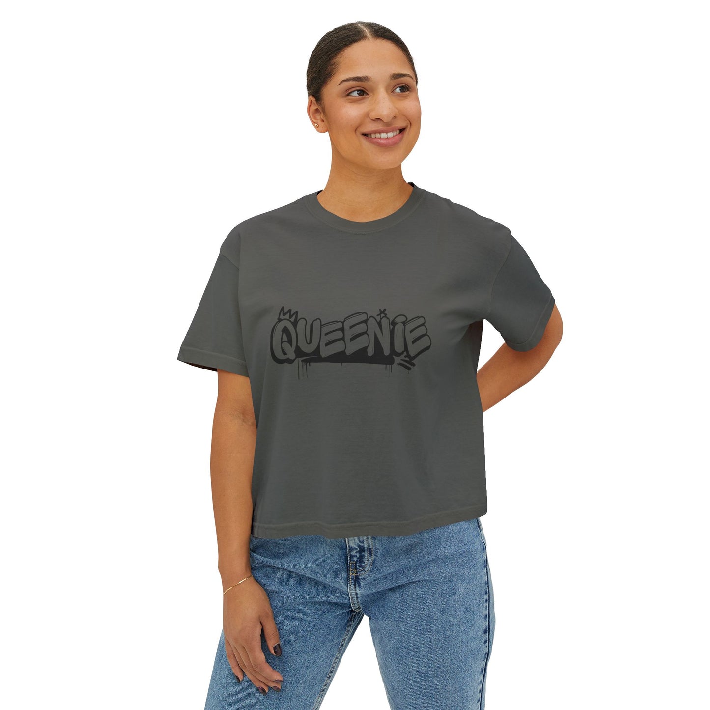 Women's Boxy Tee - "Queenie"