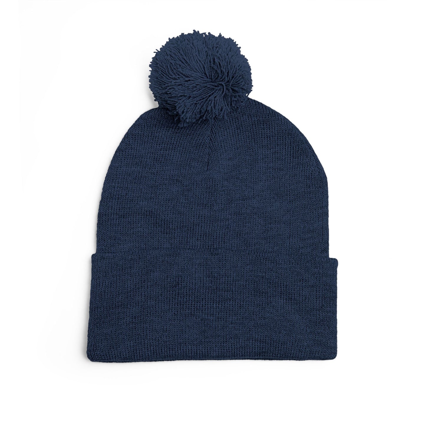 Pom-Pom Knit Cap - "Say You Can and You Will"