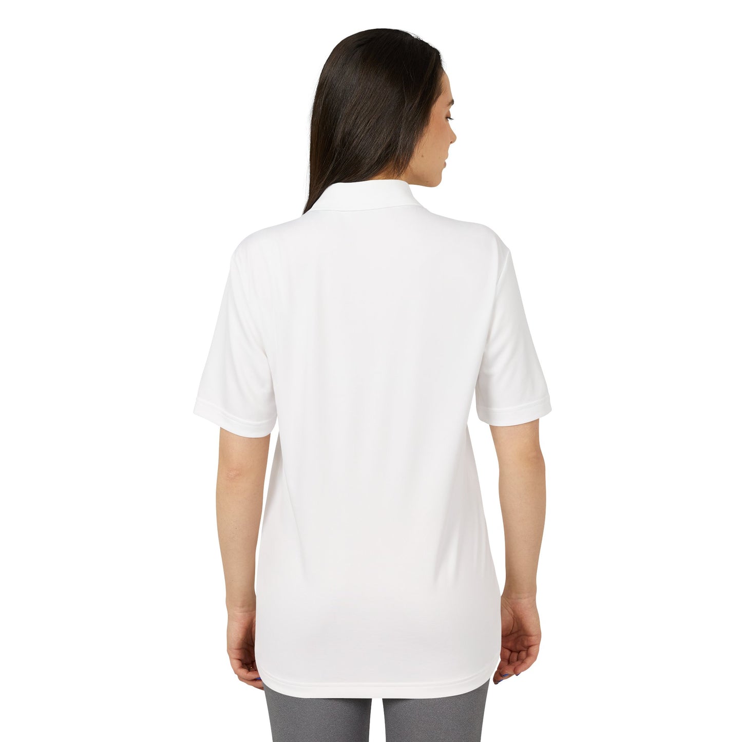 Unisex Performance Polo - "Say You Can and You Will"