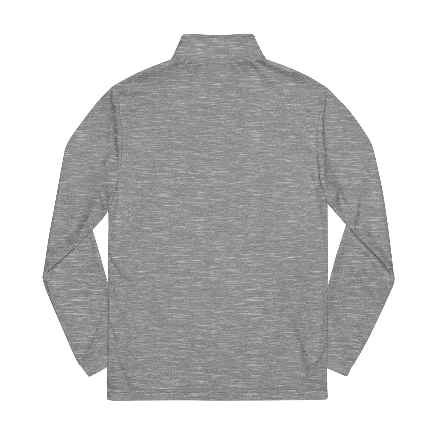 Embroidered Quarter-Zip Pullover — Minimal Circle Logo