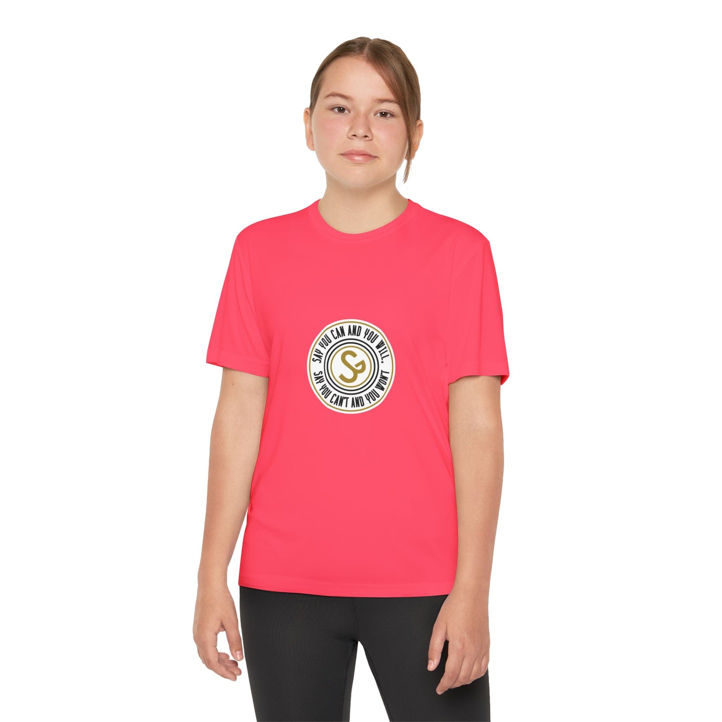 Youth Competitor Tee - "Say You Can and You Will"
