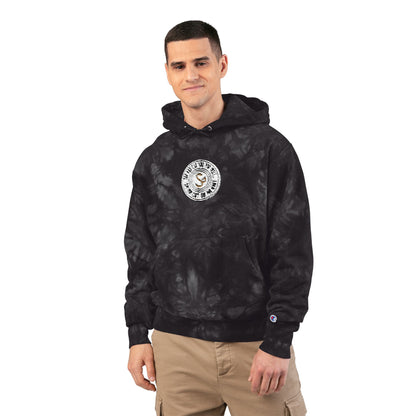 Tie-Dye Embroidered Hoodie — "Say You Can and You Will"