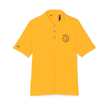 adidas Unisex Performance Polo -"Say You Can and You Will"