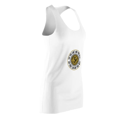 Women's Cut & Sew Racerback Dress - "Say You Can and You Will"
