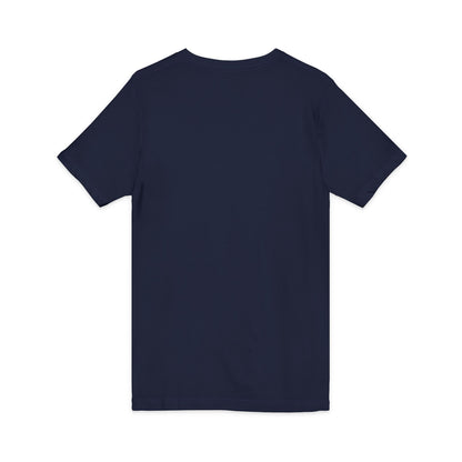 Minimalist Coin Logo V-Neck Tee