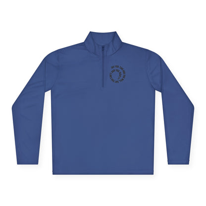 Unisex Quarter-Zip Pullover - "Say You Can and You Will"