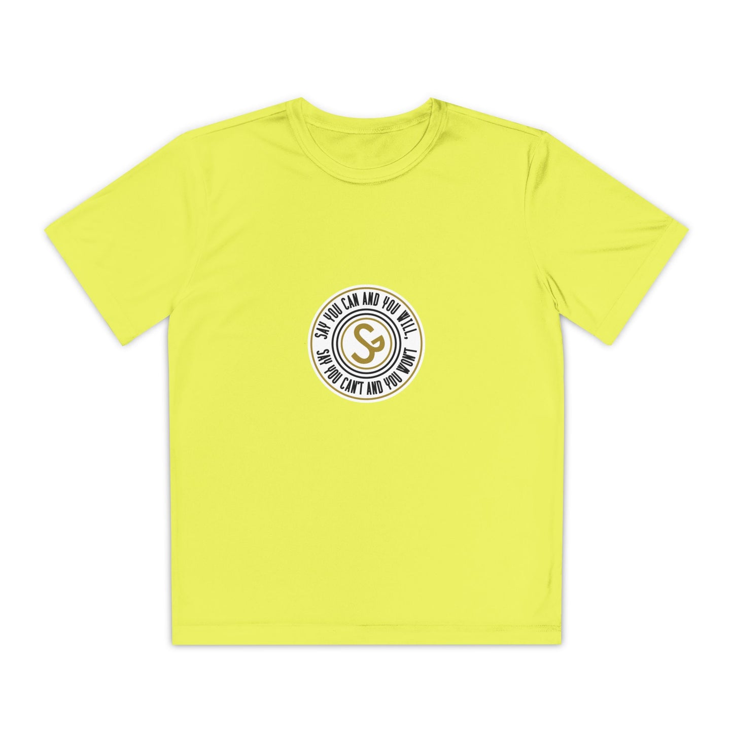 Youth Competitor Tee - "Say You Can and You Will"