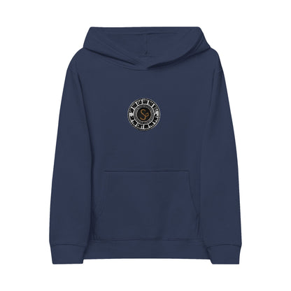 Embroidered Kids Fleece Hoodie