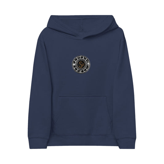 Embroidered Kids Fleece Hoodie