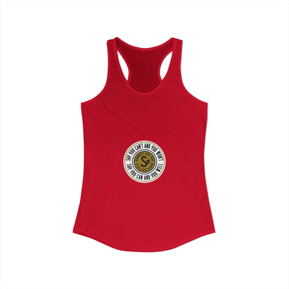 Women's Ideal Racerback Tank -"Say You Can and You Will"