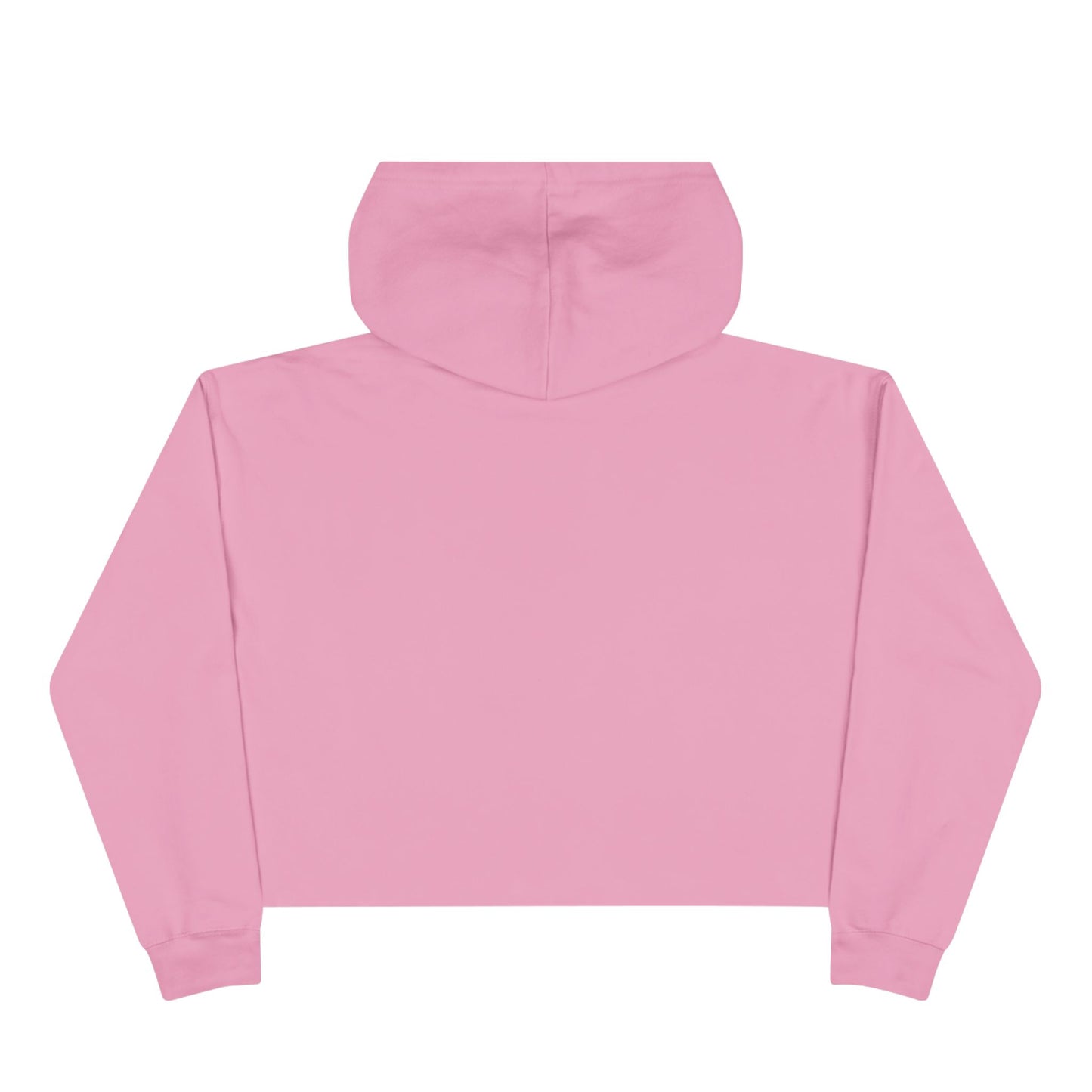 Cropped Hoodie — Minimal Gold Seal Logo, Casual Streetwear