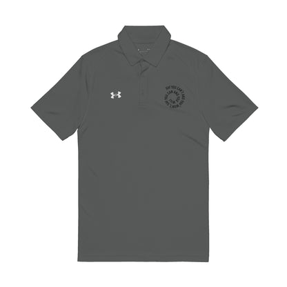 Men's Embroidered Performance Polo Shirt - "Say You Can and You Will"