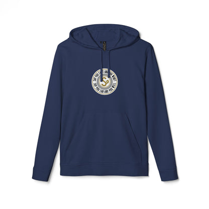 Adidas "Say You Can and You Will" Fleece Hoodie — White Casual Athletic Pullover