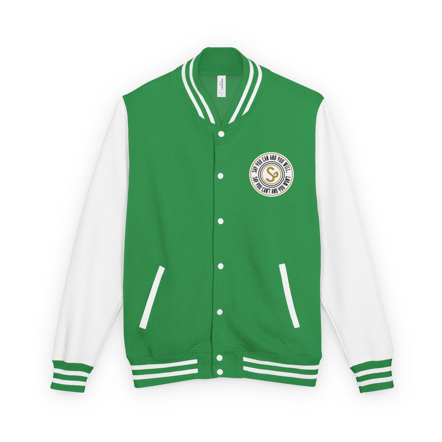 Letterman Jacket - Retro School Crest Varsity Jacket