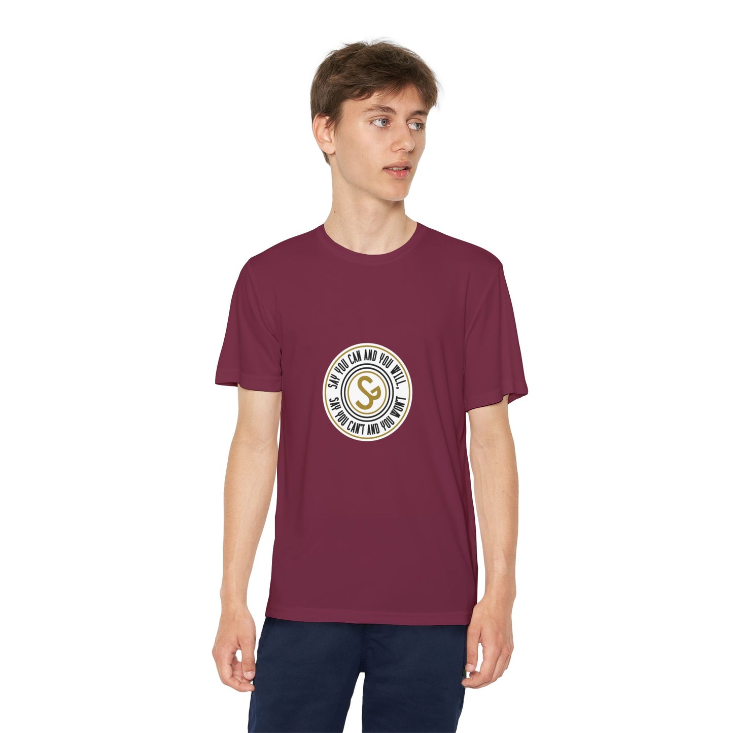 Youth Competitor Tee -"Say You Can and You Will"