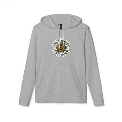 Cozy Unisex Fleece Hoodie - "Say You Can and You Will"