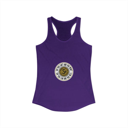 Women's Ideal Racerback Tank -"Say You Can and You Will"