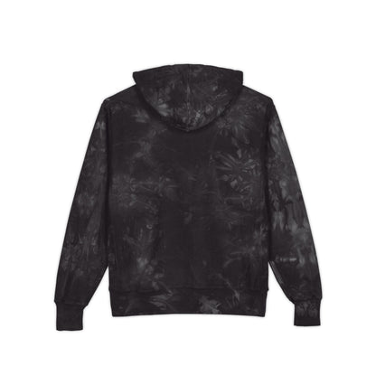 Tie-Dye Embroidered Hoodie — "Say You Can and You Will"