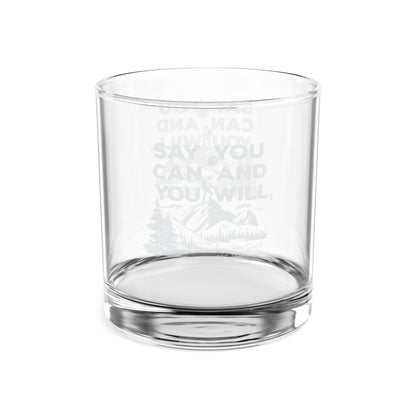 Engraved "So You Can" Whiskey Glass, 10.5oz