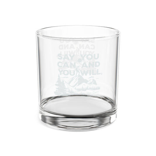 Engraved "So You Can" Whiskey Glass, 10.5oz