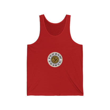Vintage Surf-Style Tank Top — "Say You Can and You Will"
