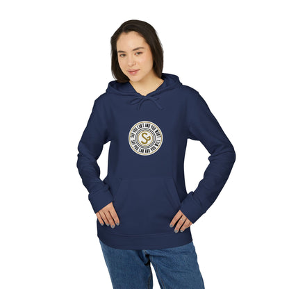 Adidas "Say You Can and You Will" Fleece Hoodie — White Casual Athletic Pullover