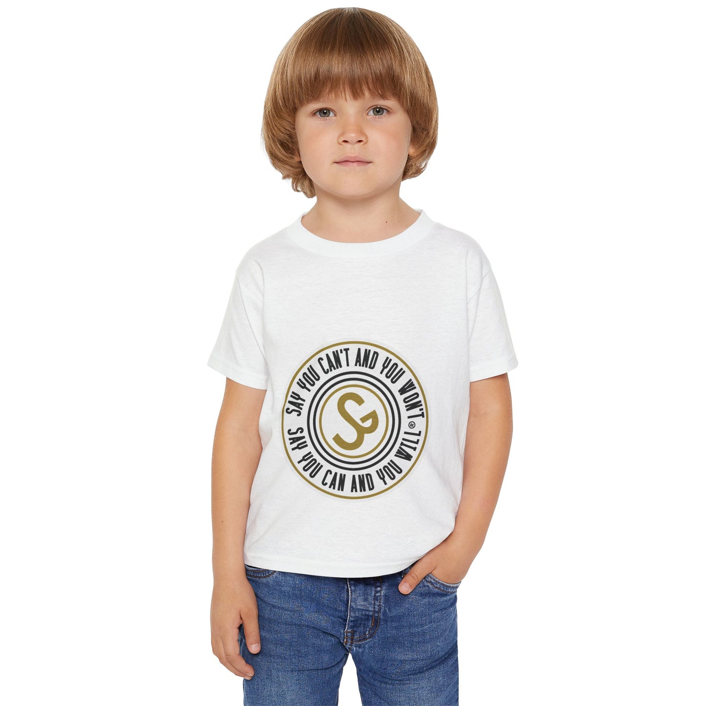 Inspirational Toddler T-Shirt - "Say You Can and You Don't"