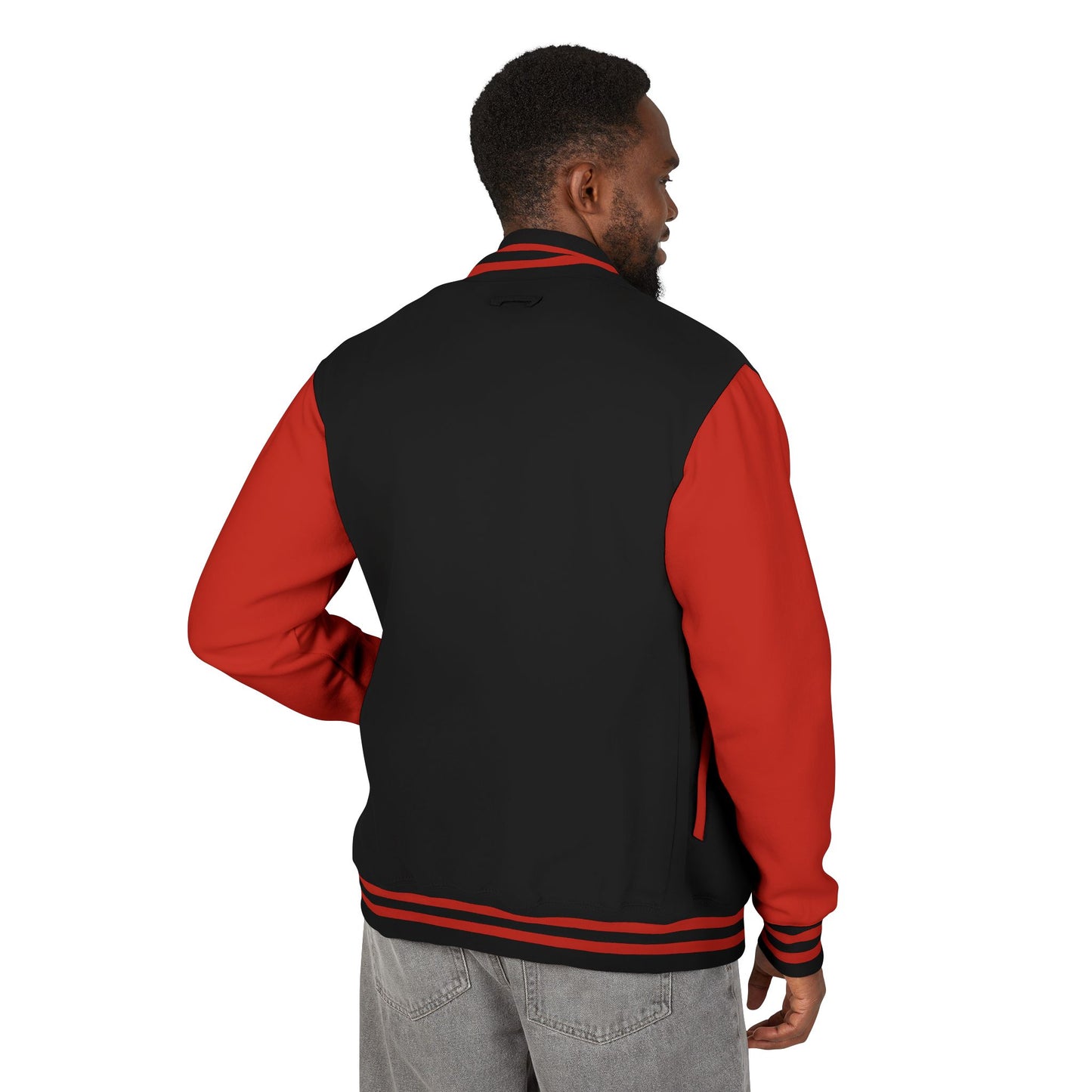 Letterman Jacket - Retro School Crest Varsity Jacket