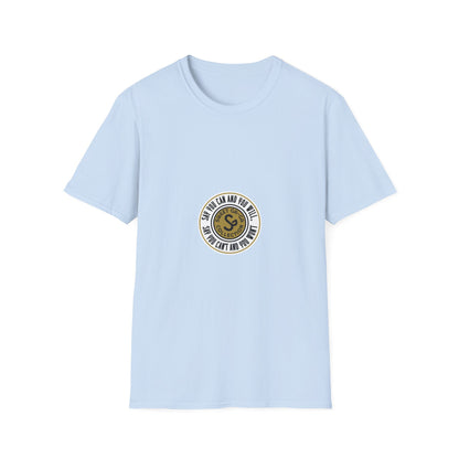 Vintage Seal Graphic T-Shirt — 'SS' Round Emblem Logo
