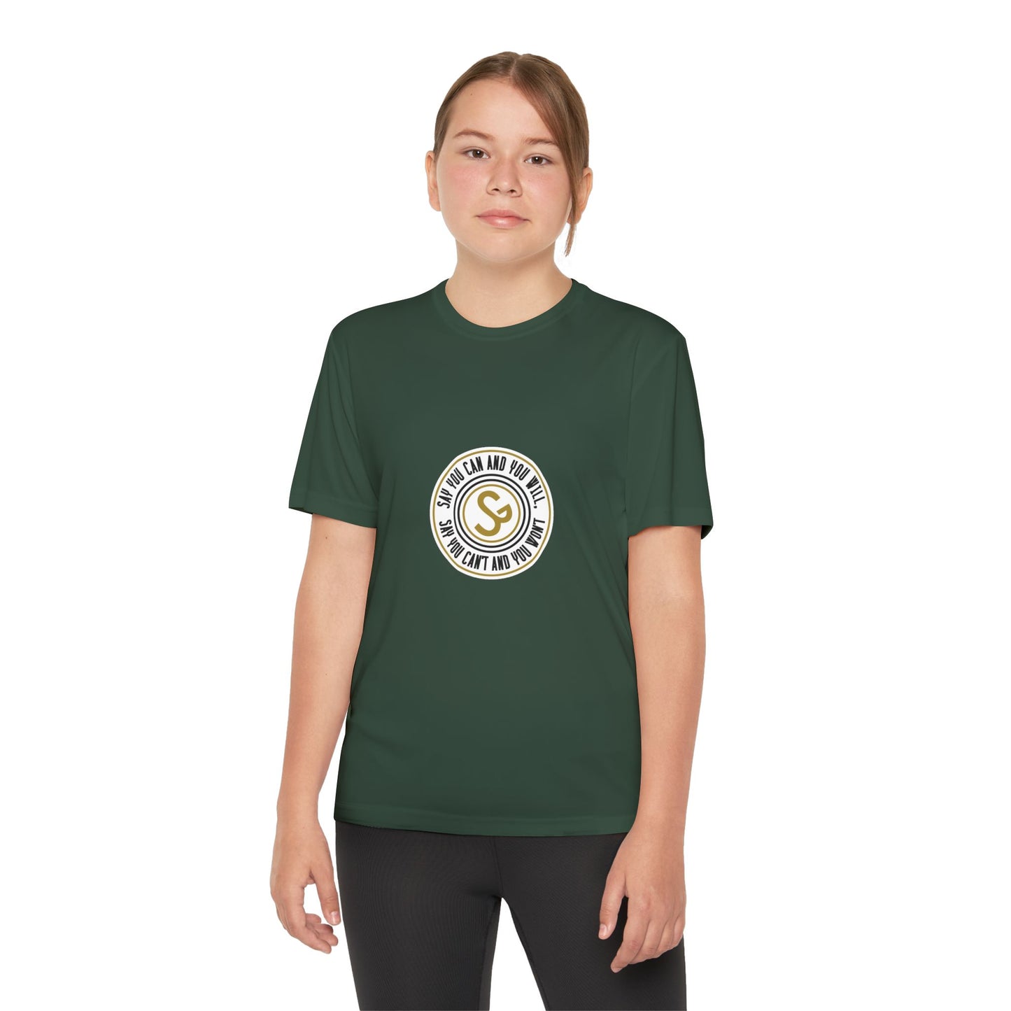 Youth Competitor Tee - "Say You Can and You Will"