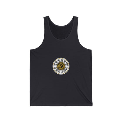 Vintage Surf-Style Tank Top — "Say You Can and You Will"
