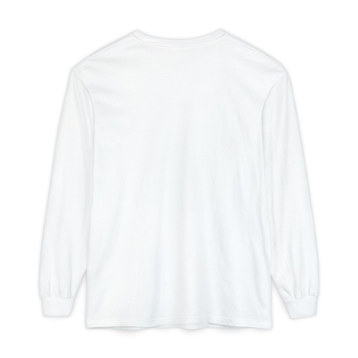 Unisex Garment-dyed Long Sleeve T-Shirt - "Say You Can and You Will"