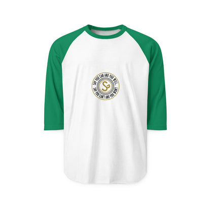 Raglan Shirt — Vintage Circular Logo Graphic