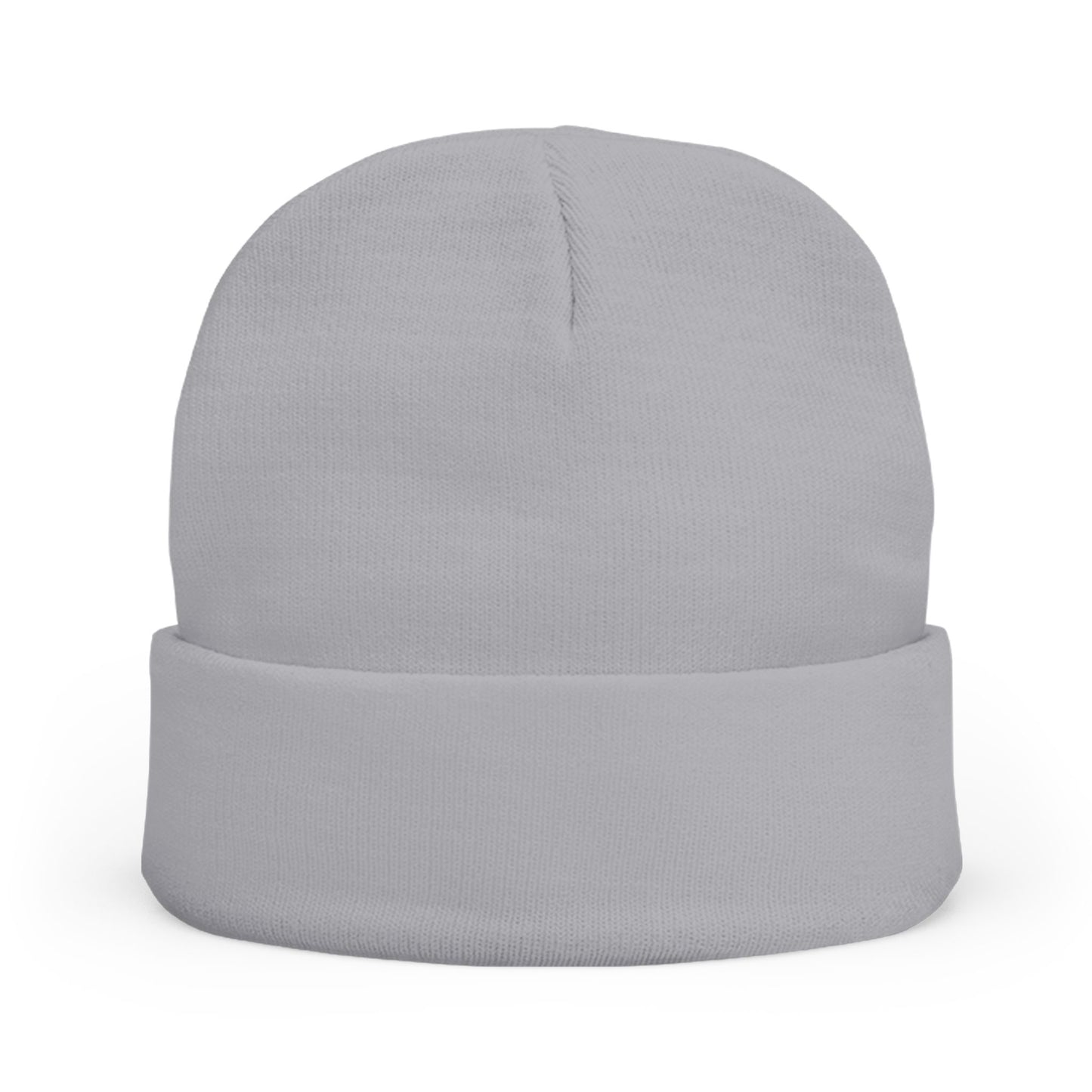 Embroidered Compass Logo Knit Beanie — Minimal Outdoor Winter Hat